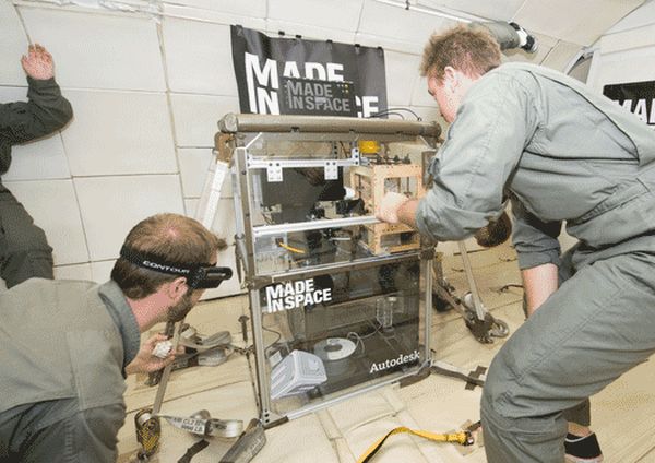 nasa-made-in-space na Mezinárodní vesmírné stanici ISS. Foto: Made in Space