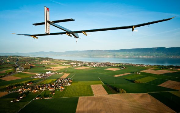 Solární letadlo vydrží až dvacet šest hodin ve vzduchu. Zdorj: Solar Impulse