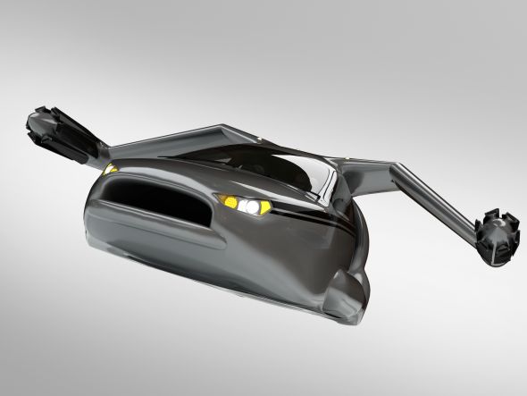 Umělecké provedení modelu TF-X. Zdroj: Terrafugia