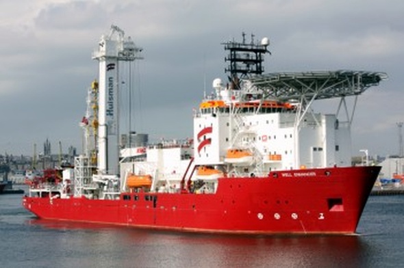 Huisman již podnikl první kroky na trhu revitalizace vrtů s instalací MPT na Q4000 v roce 2001 a nověji také se systémem revitalizace vrtů pro Well Enhancer společnosti Helix Energy Services (zdroj: Huisman)
