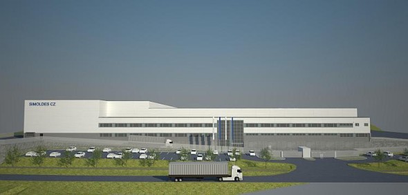 Vizualizace haly Simoldes. Foto: CBRE