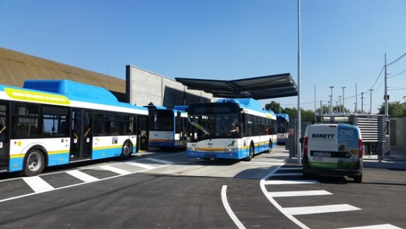 Dopravní podnik Ostrava: největší CNG stanice ve střední Evropě. Foto: Bonett