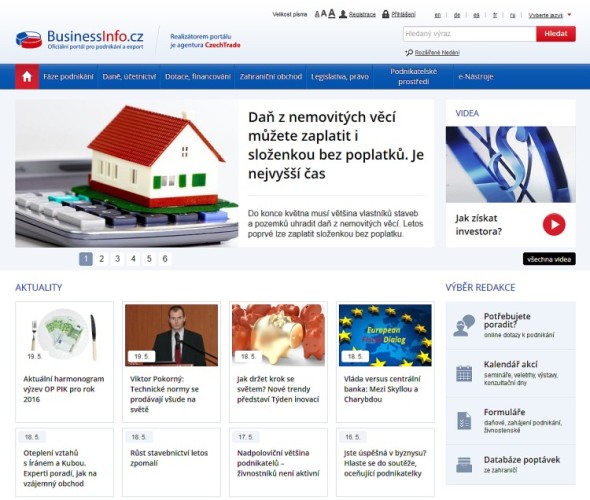 Business Info. Zdroj: web