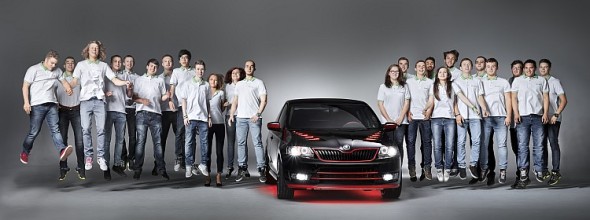 Žáci Středního odborného učiliště strojírenského Škoda Auto v Mladé Boleslavi vyvinuli vůz, který pak realizovali za odborného dohledu svých učitelů odborného výcviku a s podporou oblastí Technického vývoje, Designu a Výroby. Zdroj: Škoda Auto