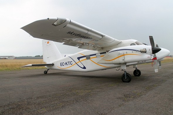 Motory GE H75 budou brzy pohánět letoun Dornier Do-28 společnosti Wingglider specializující se na parašutistické seskoky. Zdroj: GE Aviation