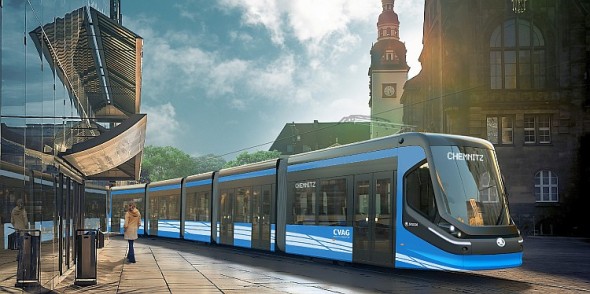 Tramvaj ForCity Clasic pro Chemnitz. Foto: Škoda Transportation