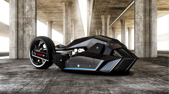 Vizualizace konceptu BMW "Titan". Zdroj: behance.net/dodoreis