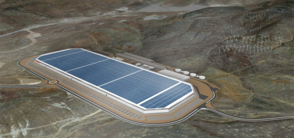 Podoba Gigafactory 1. Zrdoj: tesla.com