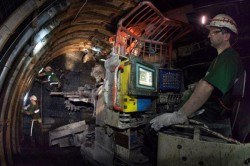 Horníci pracují v hloubkách až 1 100 metrů pod zemí. Foto: OKD